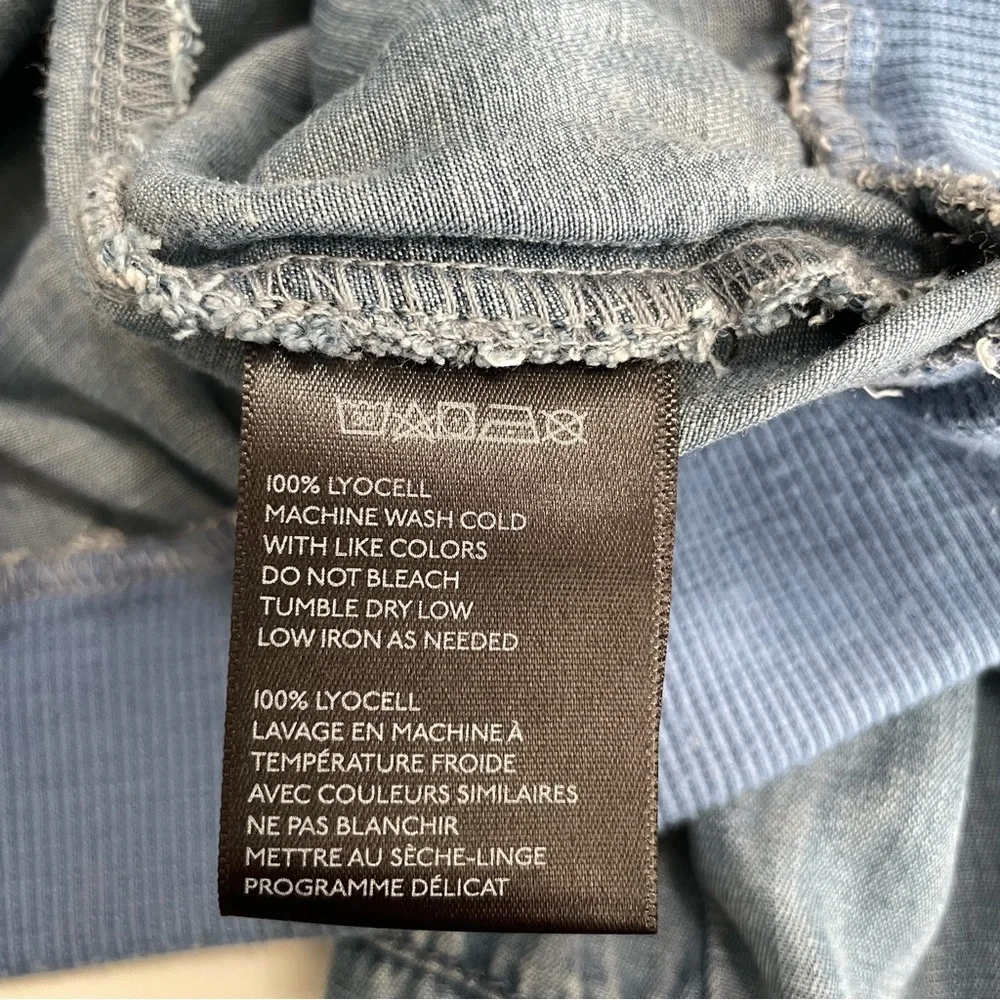 Urban Outfitters Light Blue Denim Bomber Jacket
